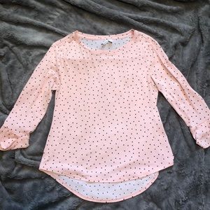 Elle polka dot top